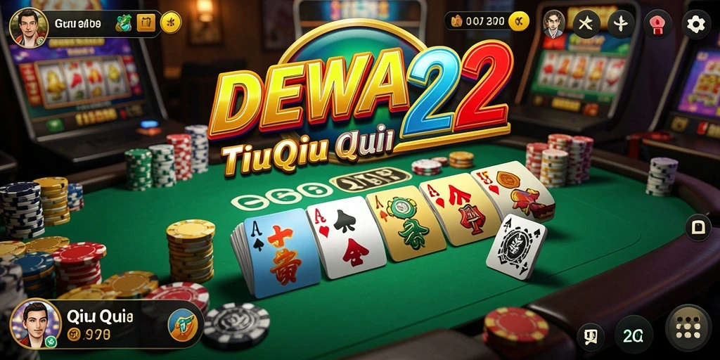 Tampilan gameplay QiuQiu yang menarik dan interaktif.