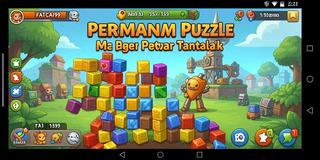 Tampilan gameplay FATCAI99 dengan teka-teki menarik.