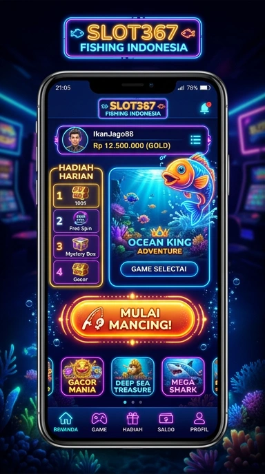 Tampilan utama aplikasi slot367 dengan navigasi yang mudah.